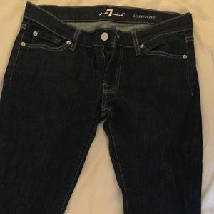 7 for All Mankind low rise skinny Roxanne jeans